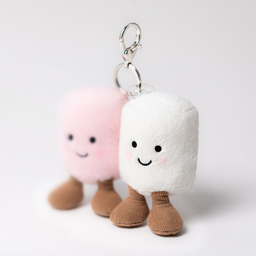 Alternative view of Amuseables Pair of Marshmallows Bag Charm