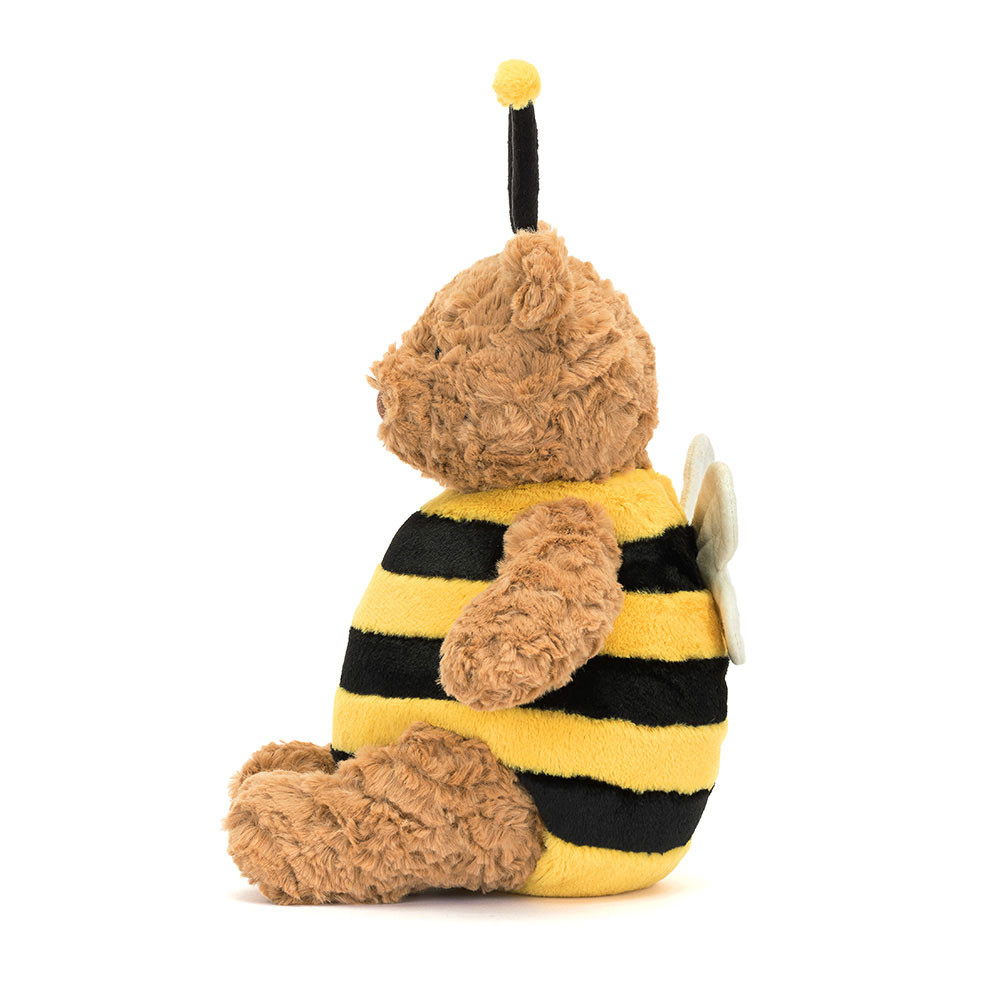 Alternative view of Bartholomew Bear 'Bumblebee'