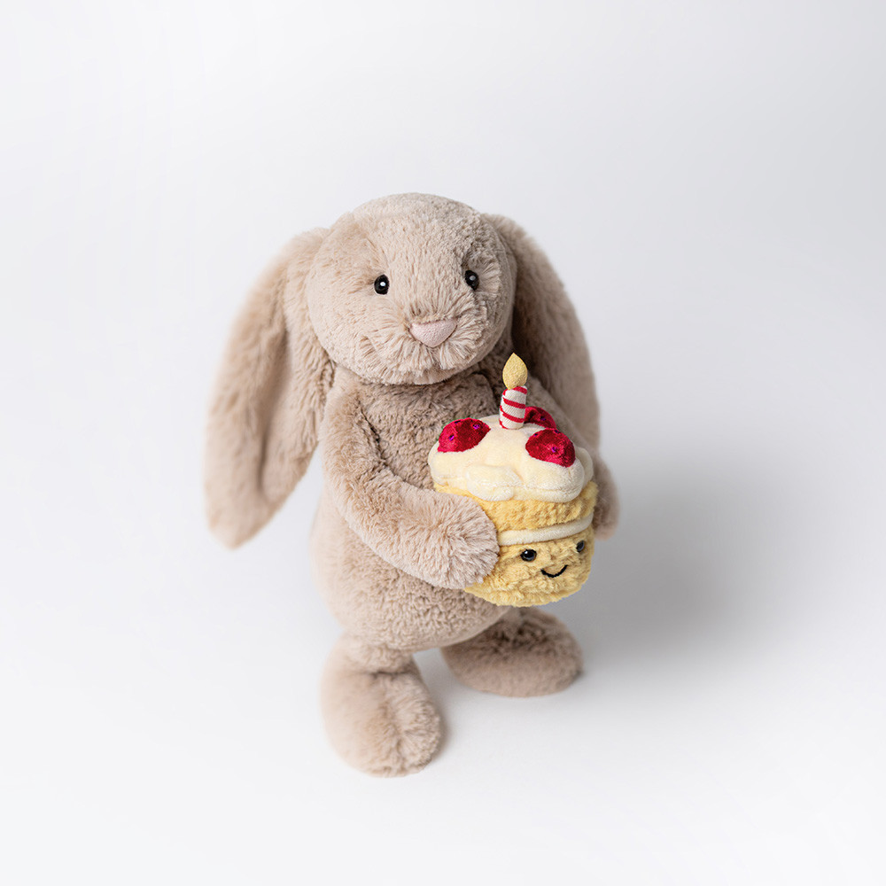 Alternative view of Bashful Beige Bunny 'Birthday'