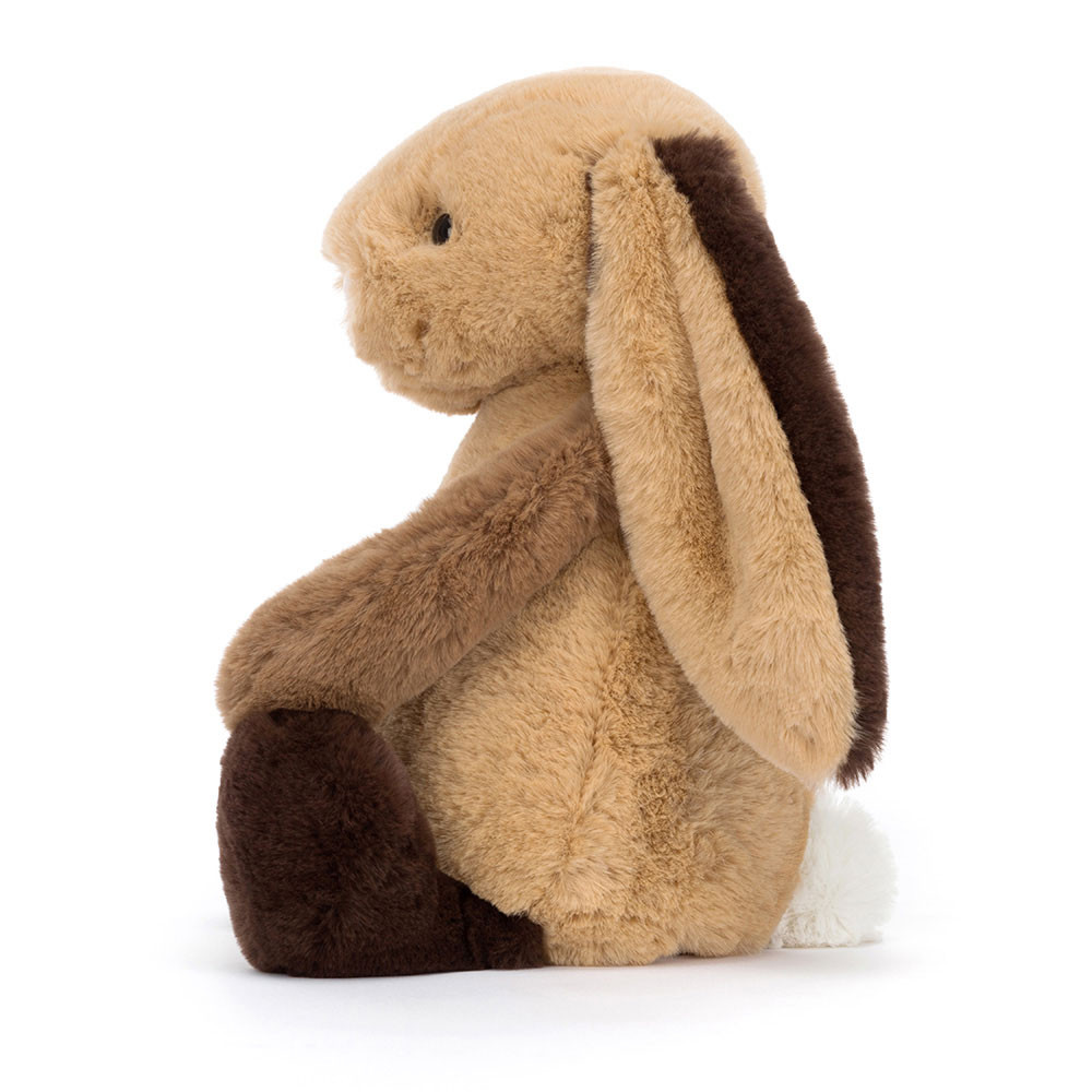 Alternative view of Bashful Patchwork Brown Bunny