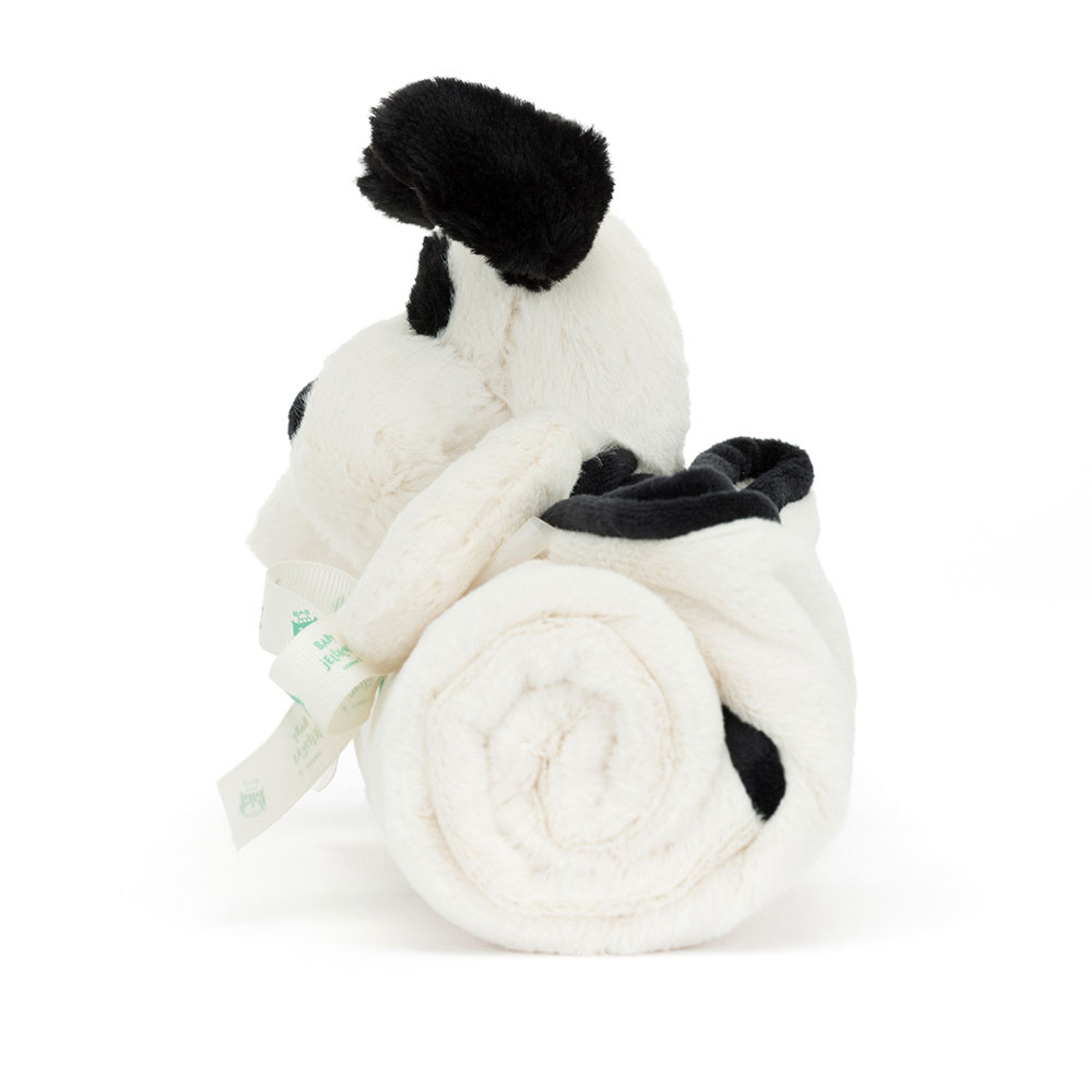 Alternative view of Bashful Black & Cream Puppy Blankie
