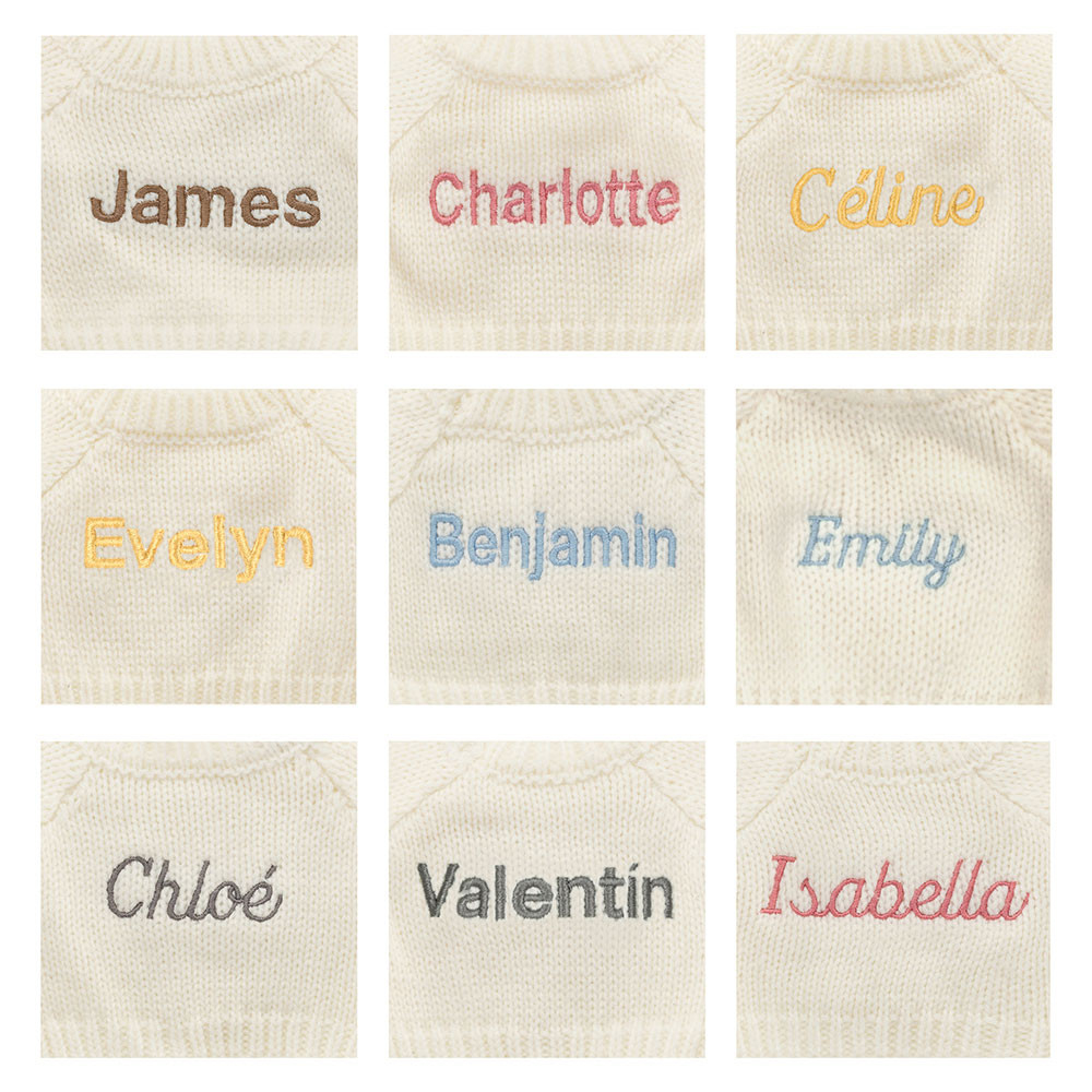 Alternative view of Bashful Luxe Bunny Rosa with Personalized Cream Jumper