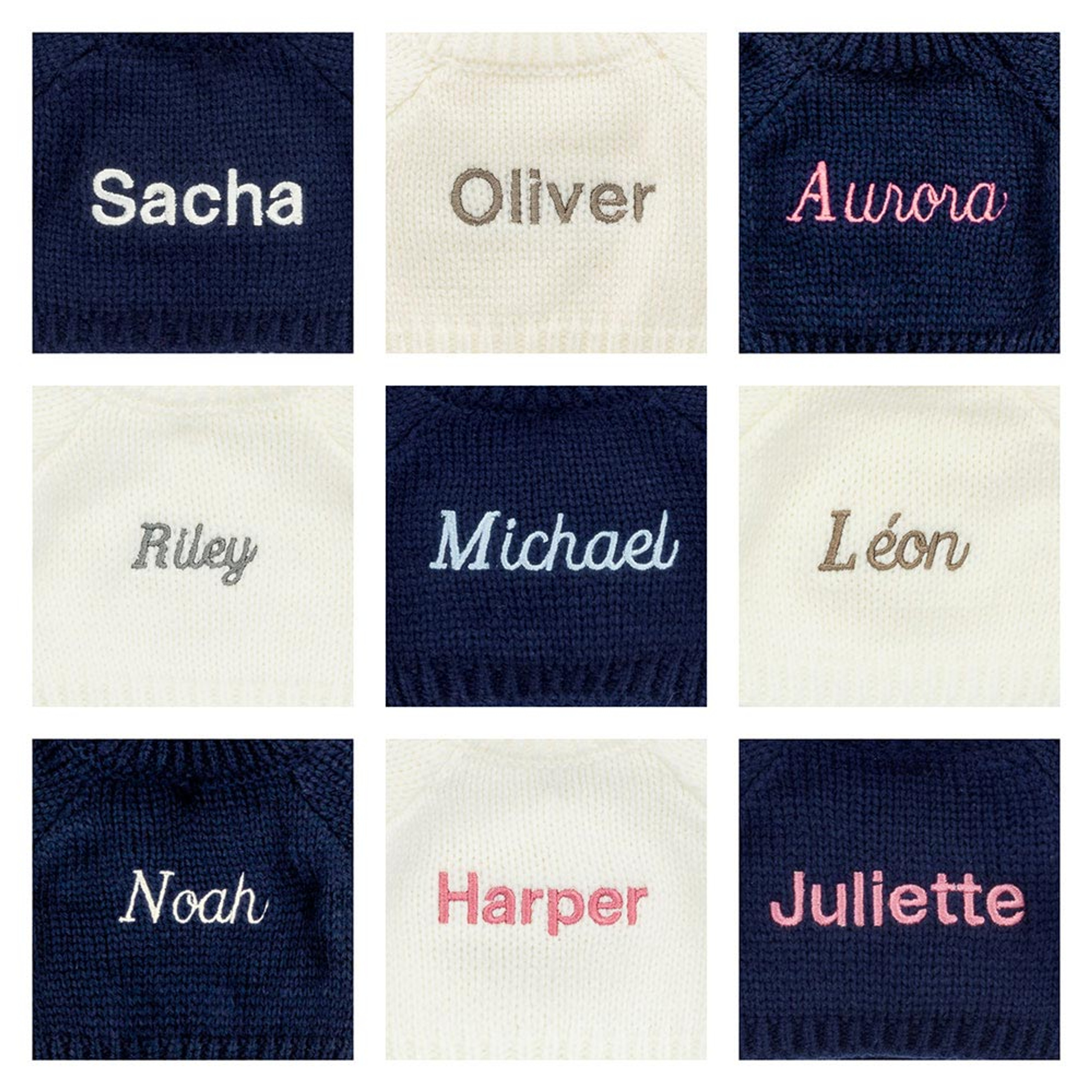 Alternative view of Bashful Hippo with Personalized Navy Jumper