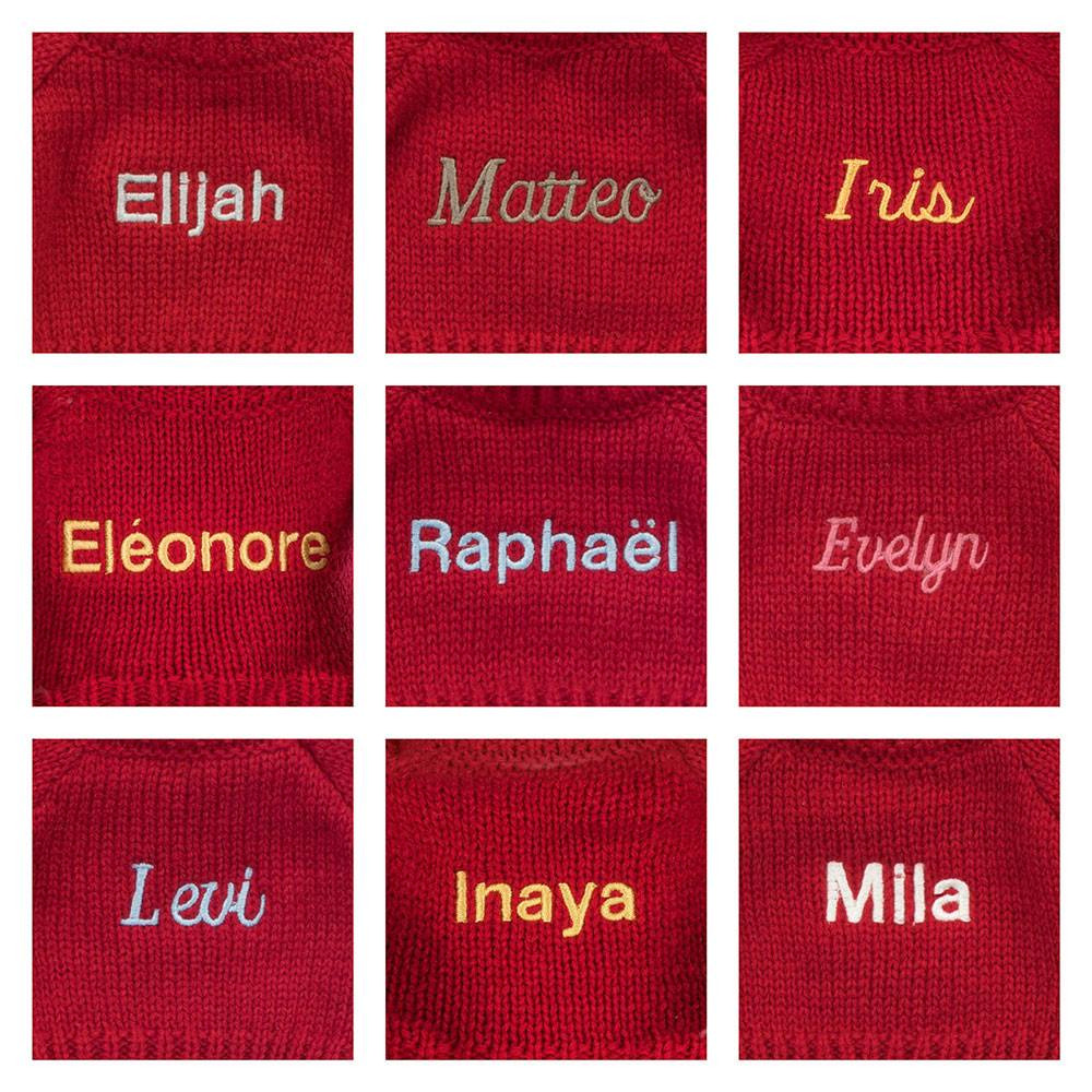 Alternative view of Bashful Luxe Bunny Willow with Personalized Red Jumper