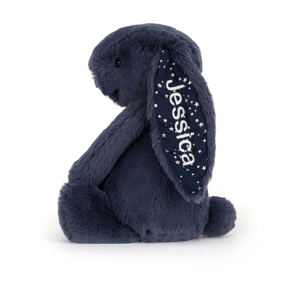 Alternative view of Personalized Bashful Stardust Bunny Medium