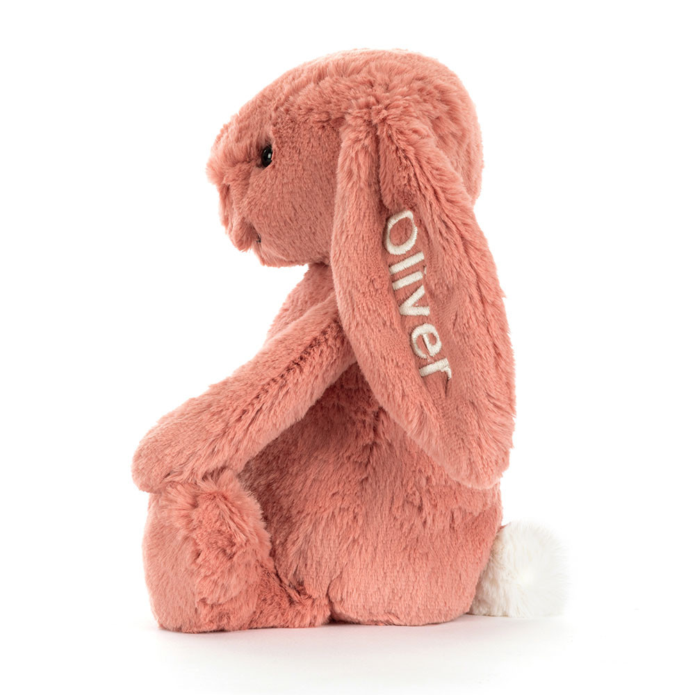 Alternative view of Personalized Bashful Sorrel Bunny Medium