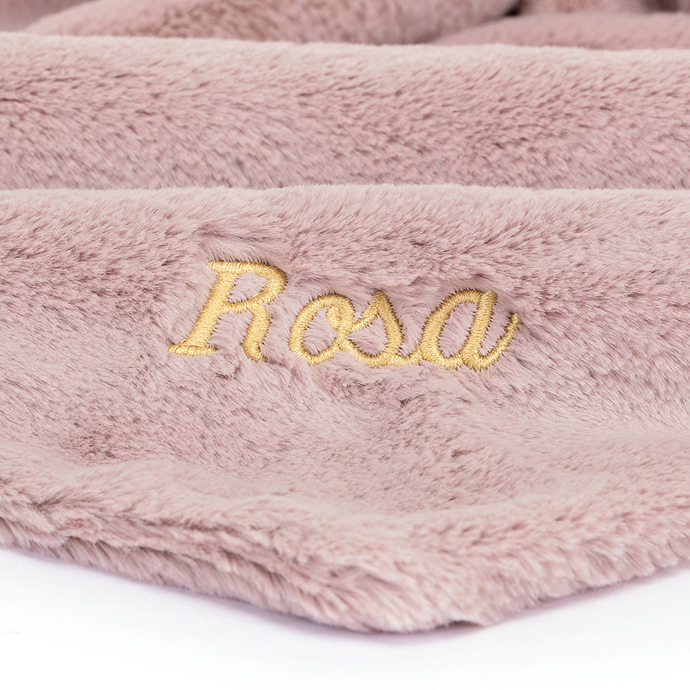 Alternative view of Personalized Bashful Luxe Bunny Rosa Soother
