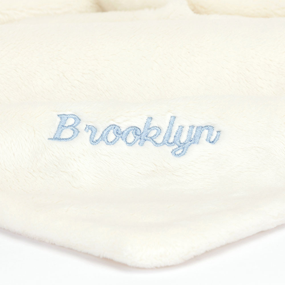 Alternative view of Personalized Bashful Black & Cream Puppy Soother