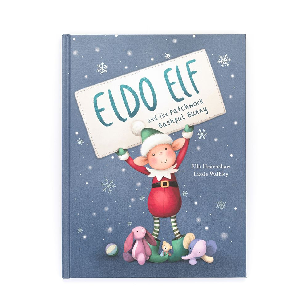 Alternative view of Eldo Elf and the Patchwork Bashful Bunny Book and Eldo Elf