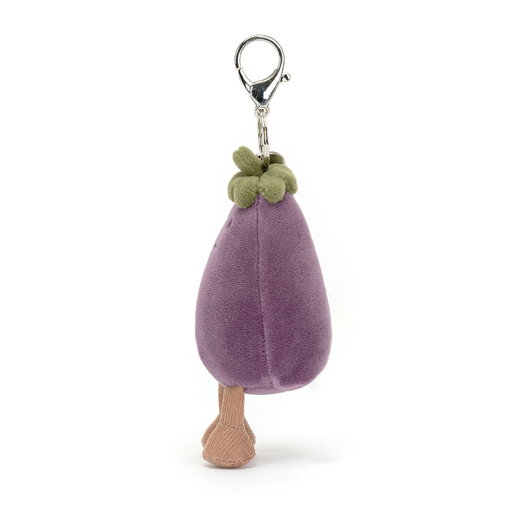 Alternative view of Vivacious Vegetable Eggplant Bag Charm